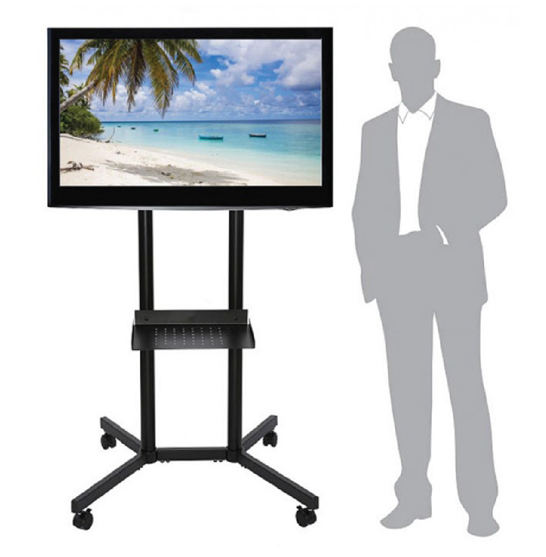 LED ja TV-näyttöjalusta Slimline 30-50"